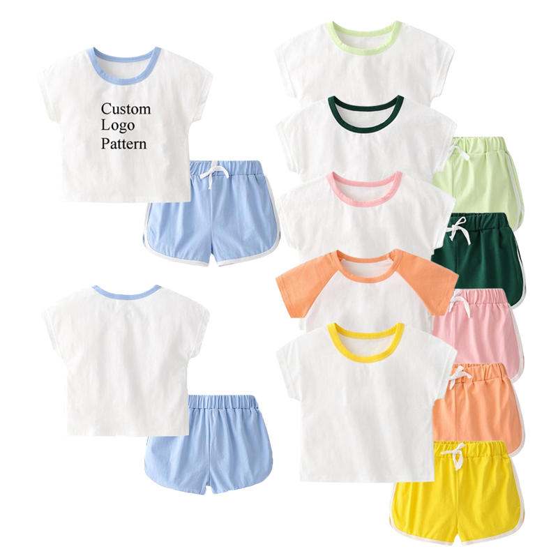 Bộ quần áo trẻ mới biết đi của Cotton Cotton Cotton Spandex